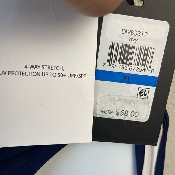 NWT DKNY Navy Blue Bikini Top and Matching Bottoms Size XL - Picture 8 of 8